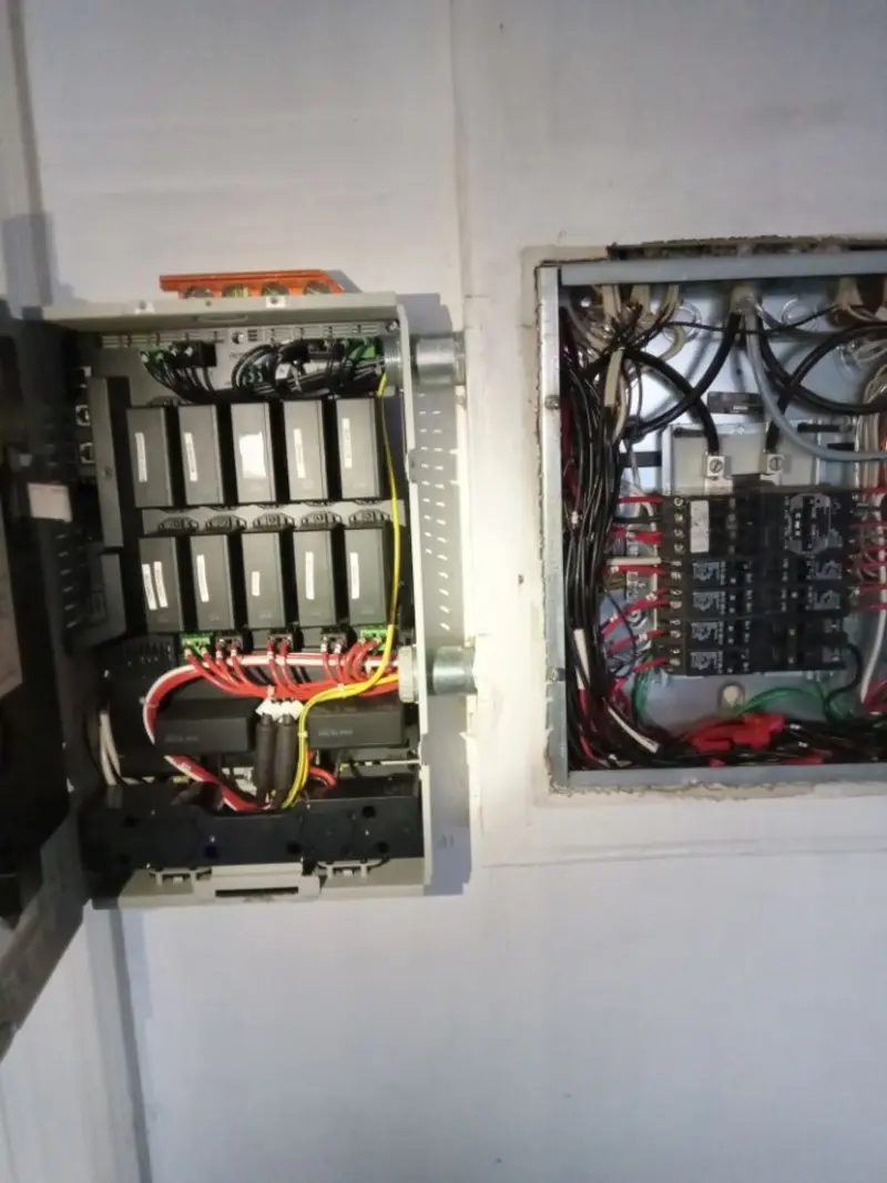 Electrical panel upgrade completed for Security Camera Wiring in South Brooksville